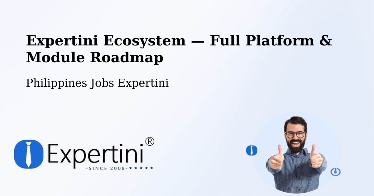 Expertini Ecosystem — Full Platform & Module Roadmap – Boston